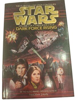 Star Wars Dark Force Rising HC Timothy Zahn 1992 1st Print Thrawn Trilogy DJ